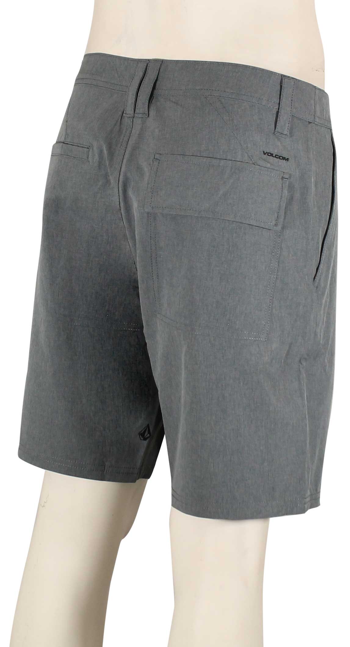 Volcom Joythriller 19" Hybrid Shorts - Dark Slate – back view