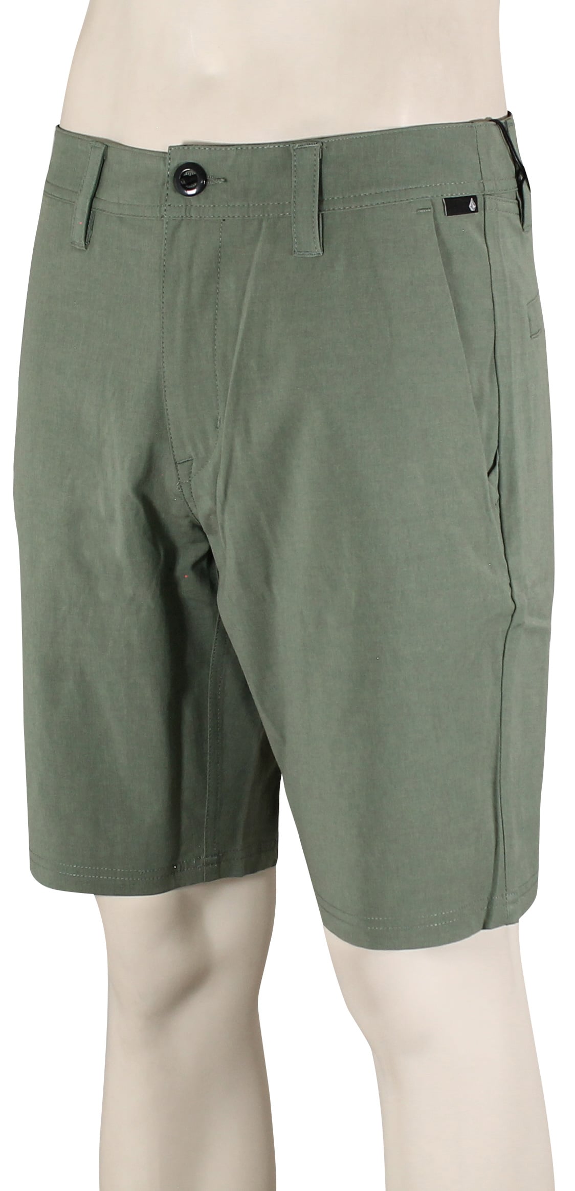 Volcom Frickin Cross Shred Static 20" Hybrid Shorts - Light Olive