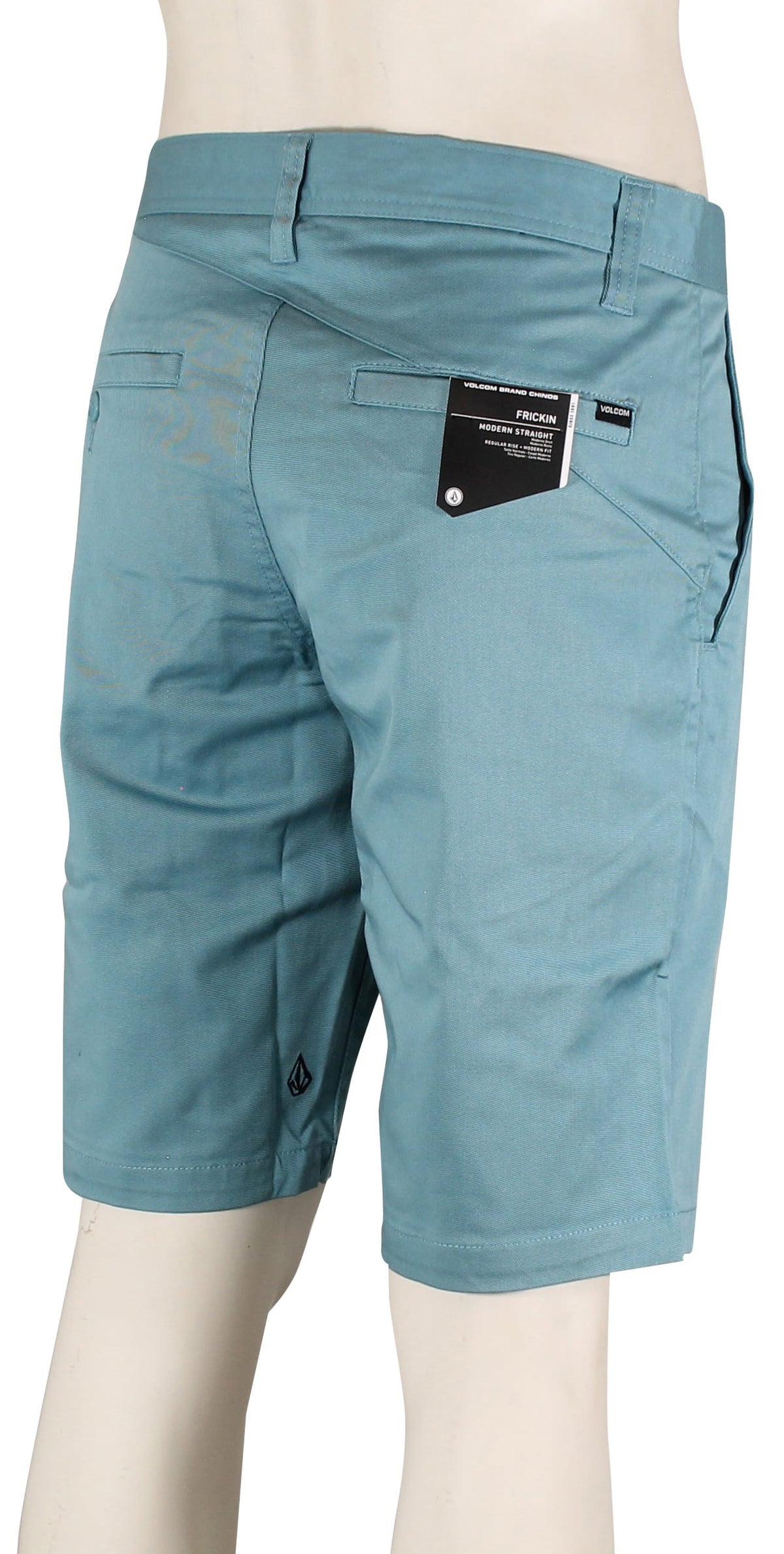 Volcom Frickin Modern Stretch Walk Shorts - Used Blue – back view
