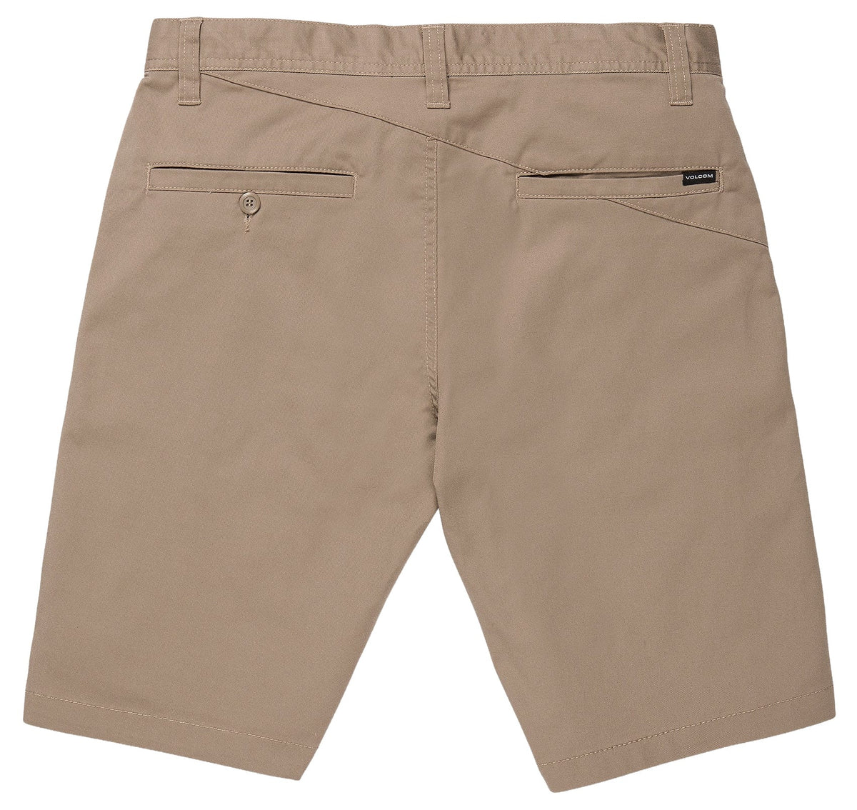 Volcom Frickin Modern 21" Stretch Walk Shorts - Khaki – back view