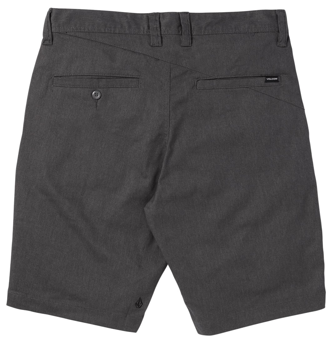 Volcom Frickin Modern 21" Stretch Walk Shorts - Charcoal Heather – back view