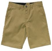 Volcom Frickin Chino 22" Stretch Walk Shorts - Dark Khaki
