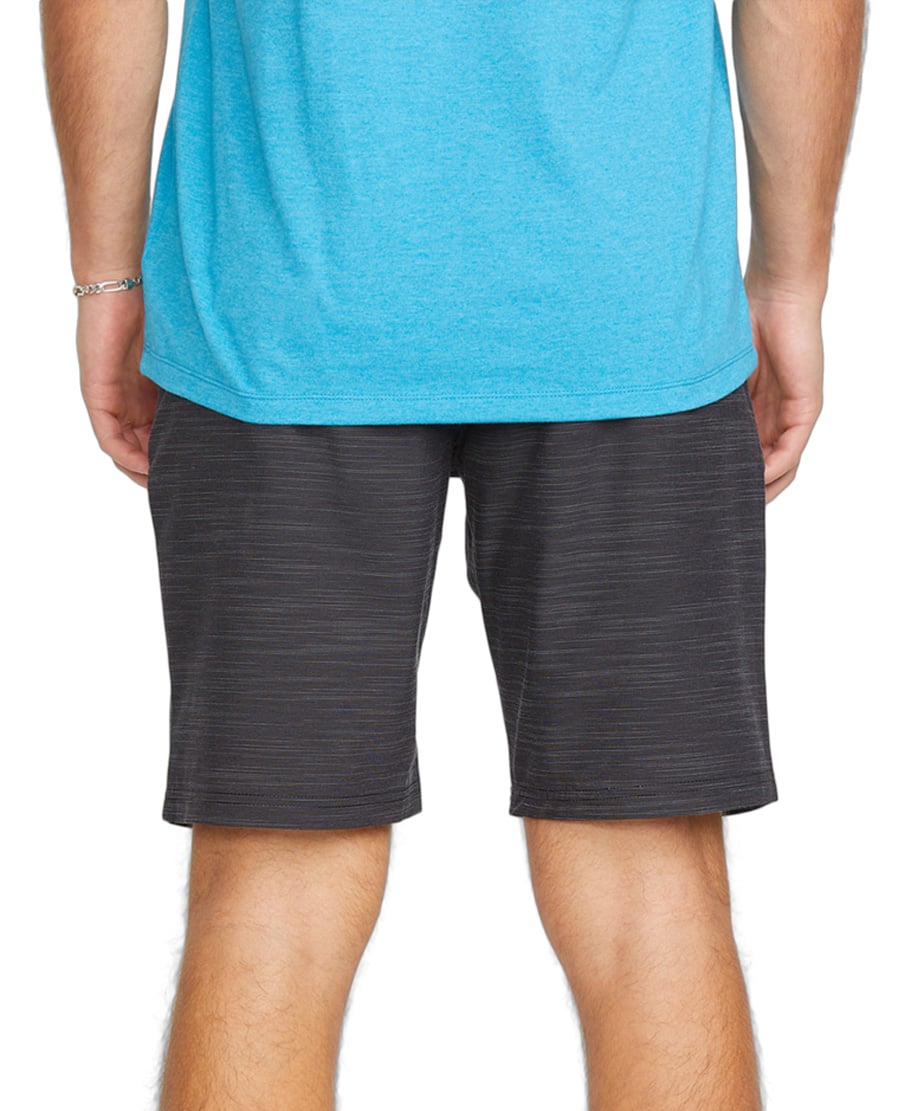 Volcom Slub Frickin Cross Shred Men's 20" Hybrid Shorts - Black – back view