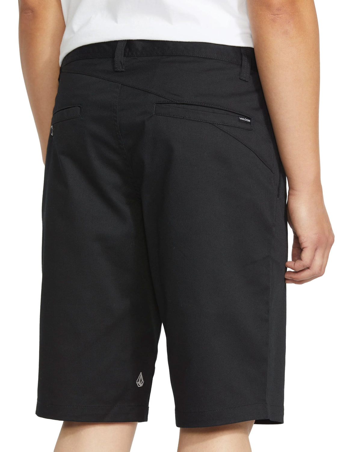Volcom Frickin Modern 21" Men's Stretch Walk Shorts - Black – alternate view 1