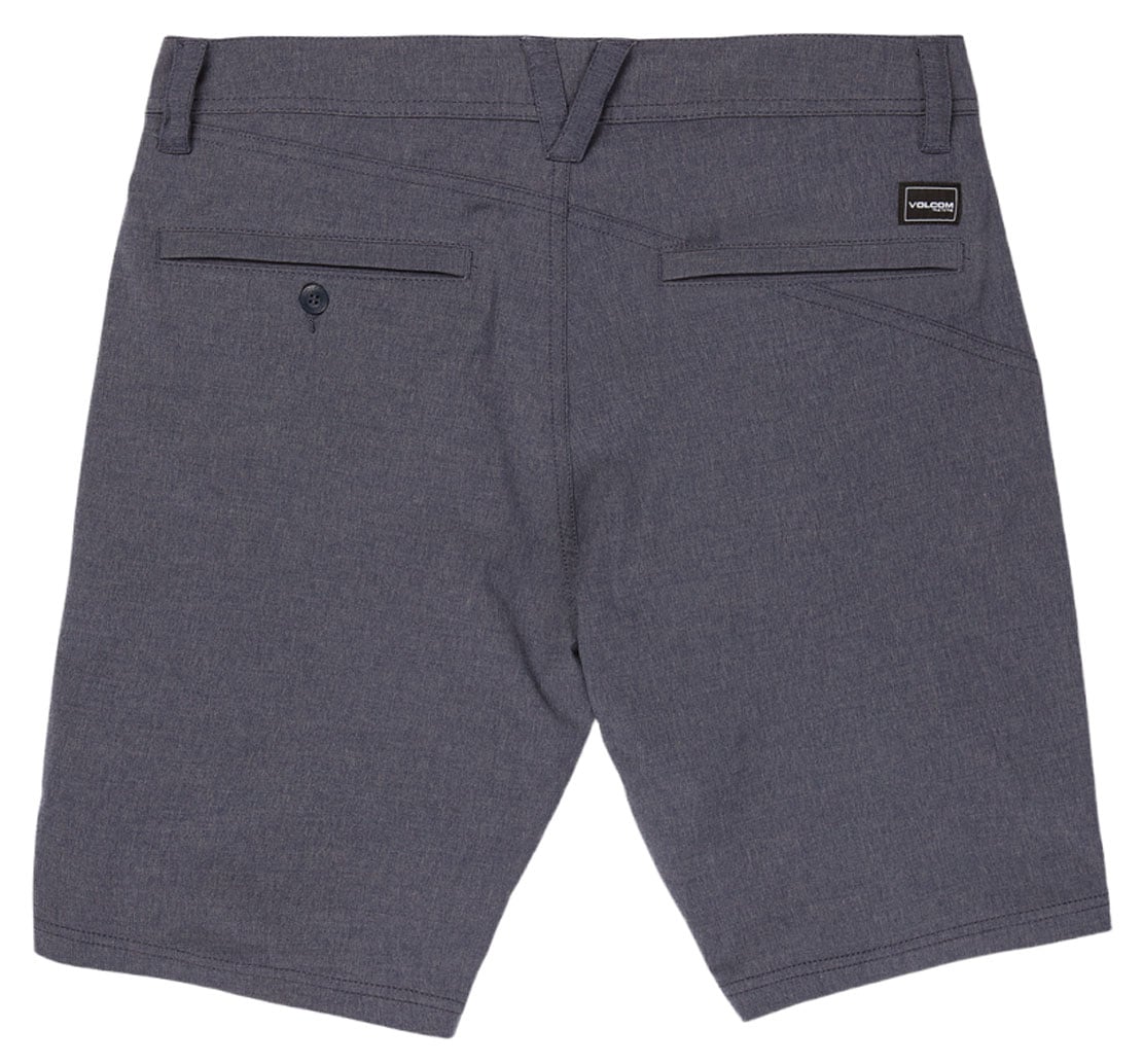Volcom Frickin Cross Shred Static 20" Hybrid Shorts - Used Blue – back view