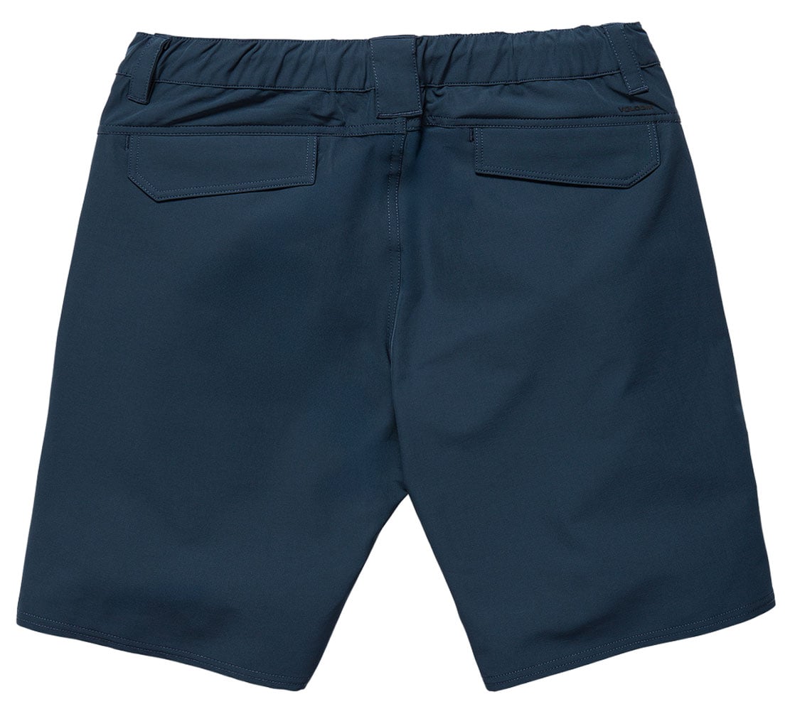 Volcom Harbor 20" Men's Hybrid Shorts - Midnight Blue – back view