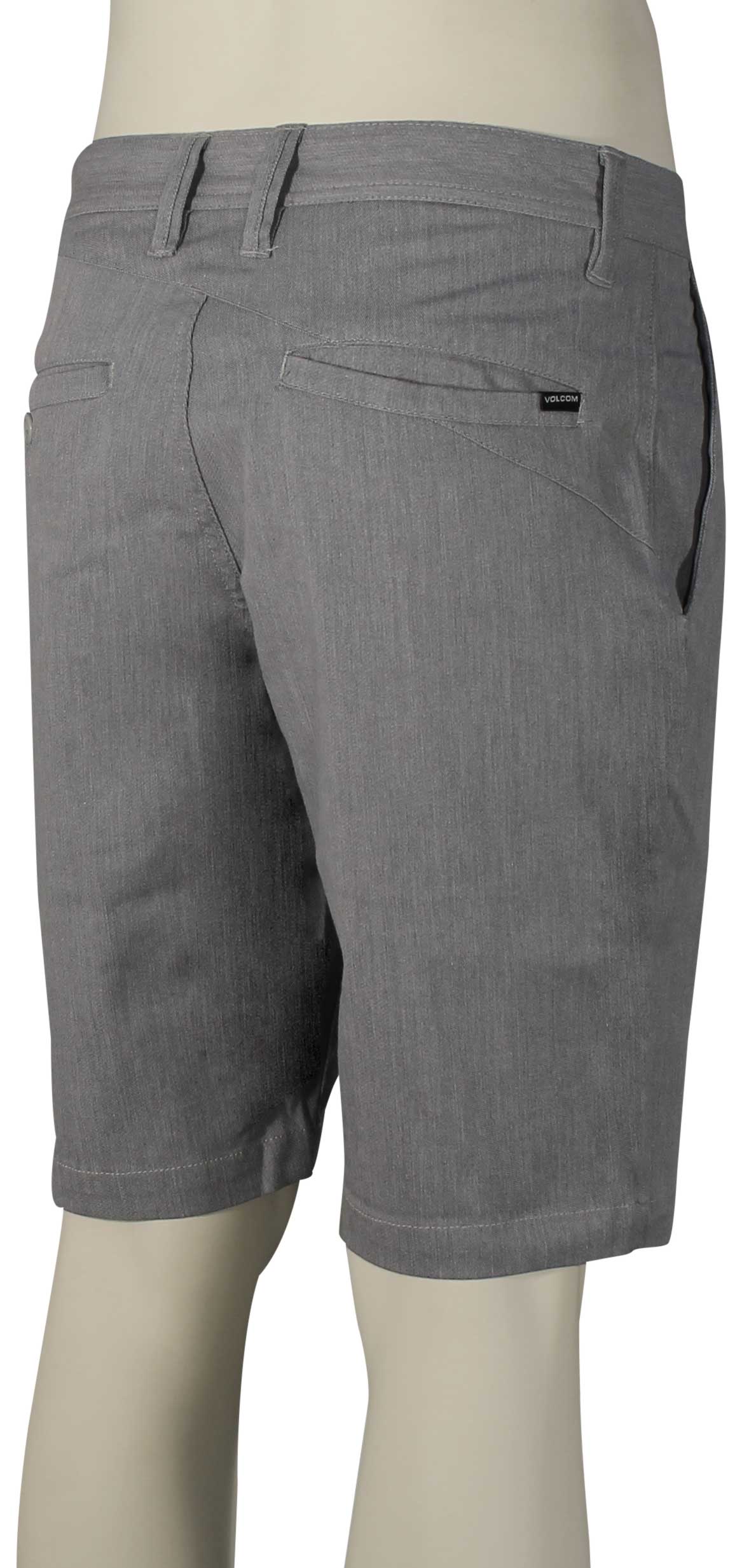 Volcom Frickin Modern Stretch Walk Shorts - Classic Grey – back view