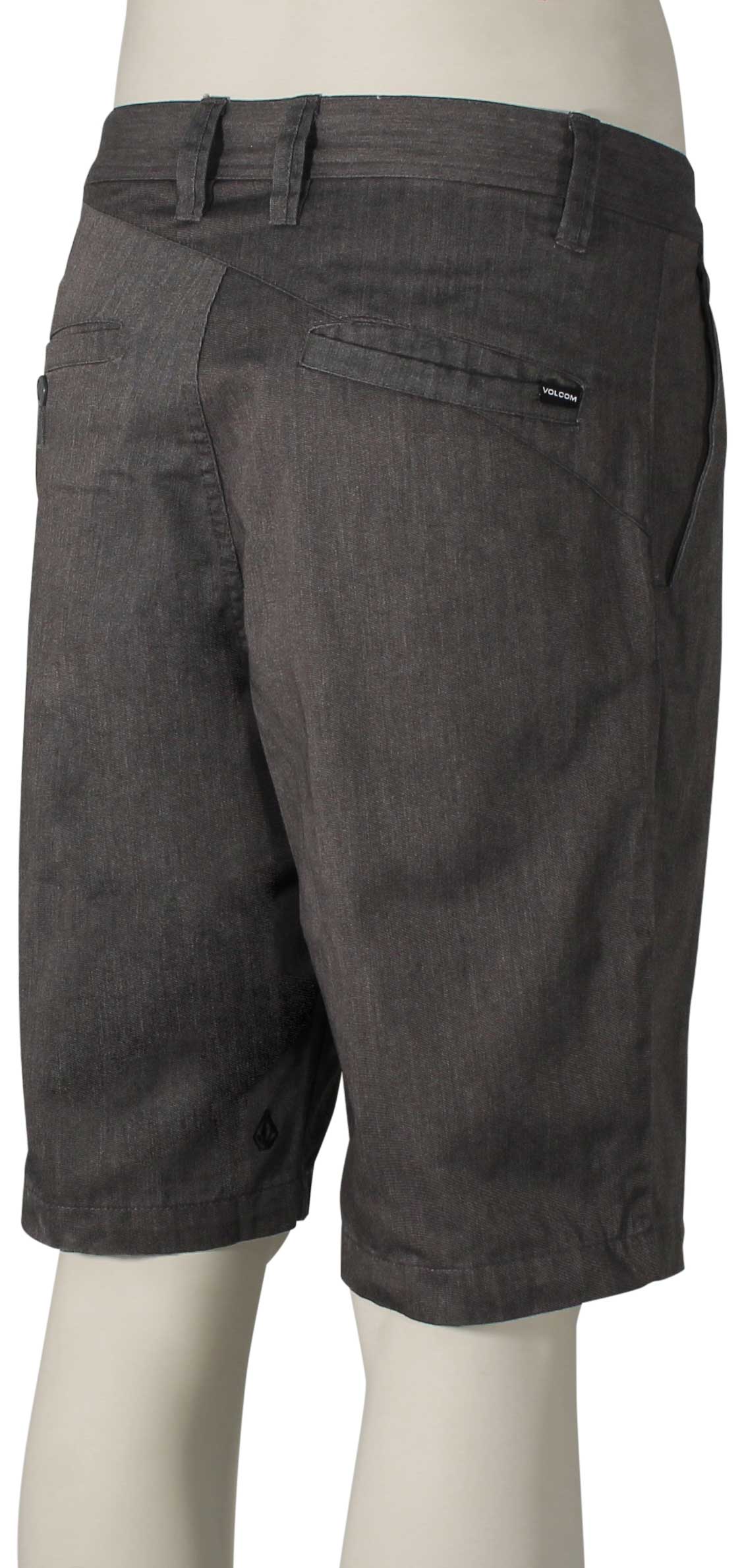 Volcom Frickin Chino Shorts - Charcoal Heather – back view