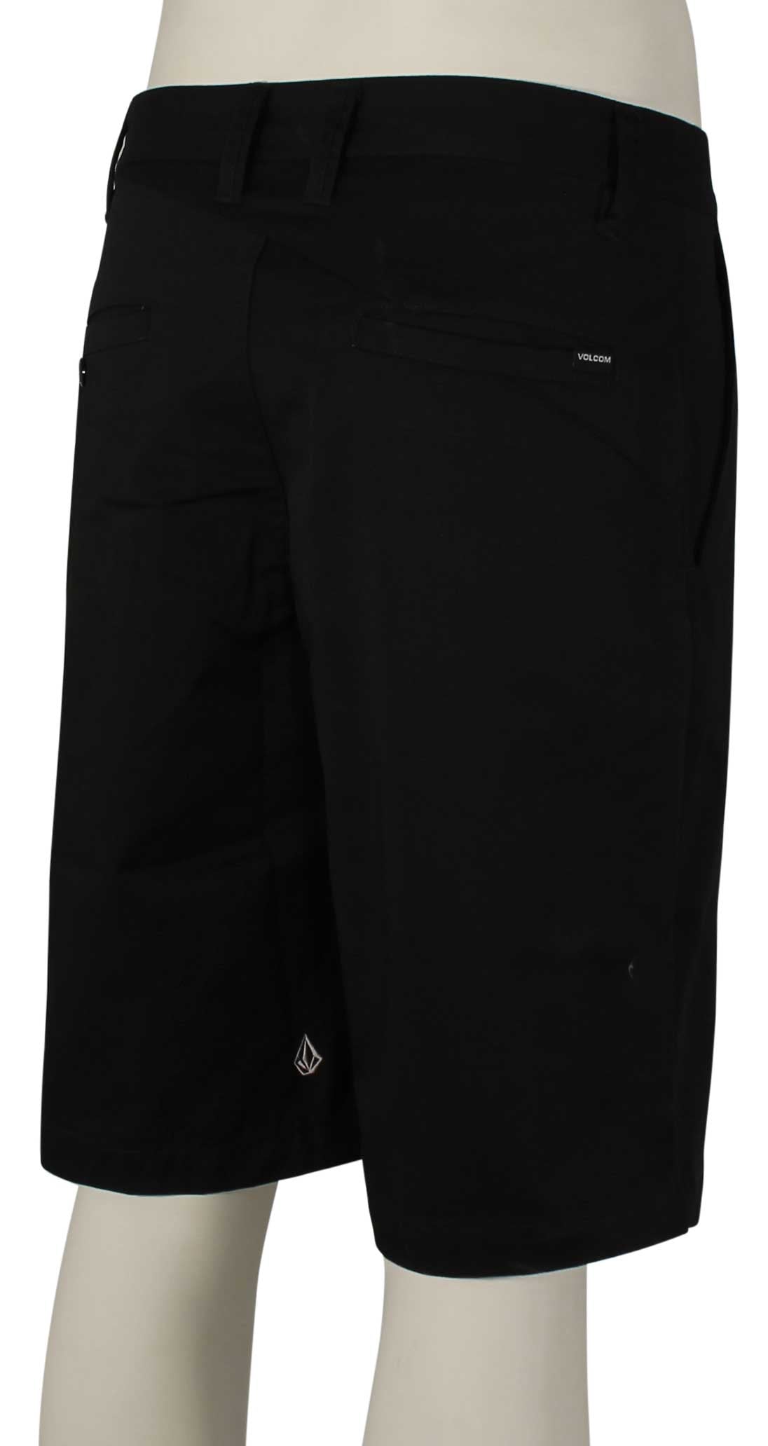 Volcom Frickin Chino Shorts - Black – back view