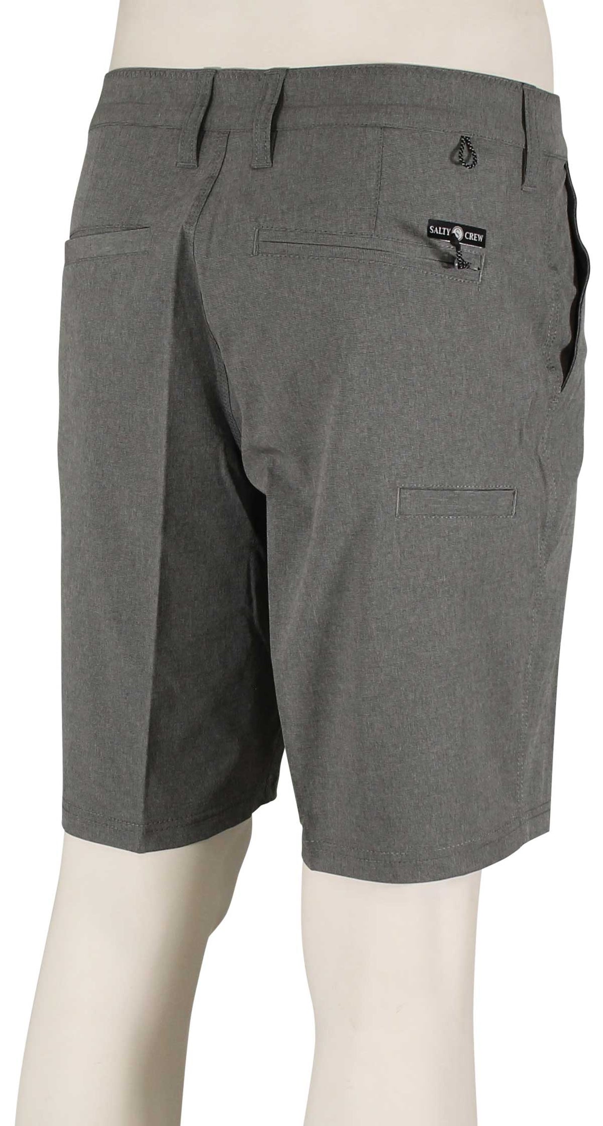 Salty Crew Drifter Hybrid Walk Shorts - Grey – back view