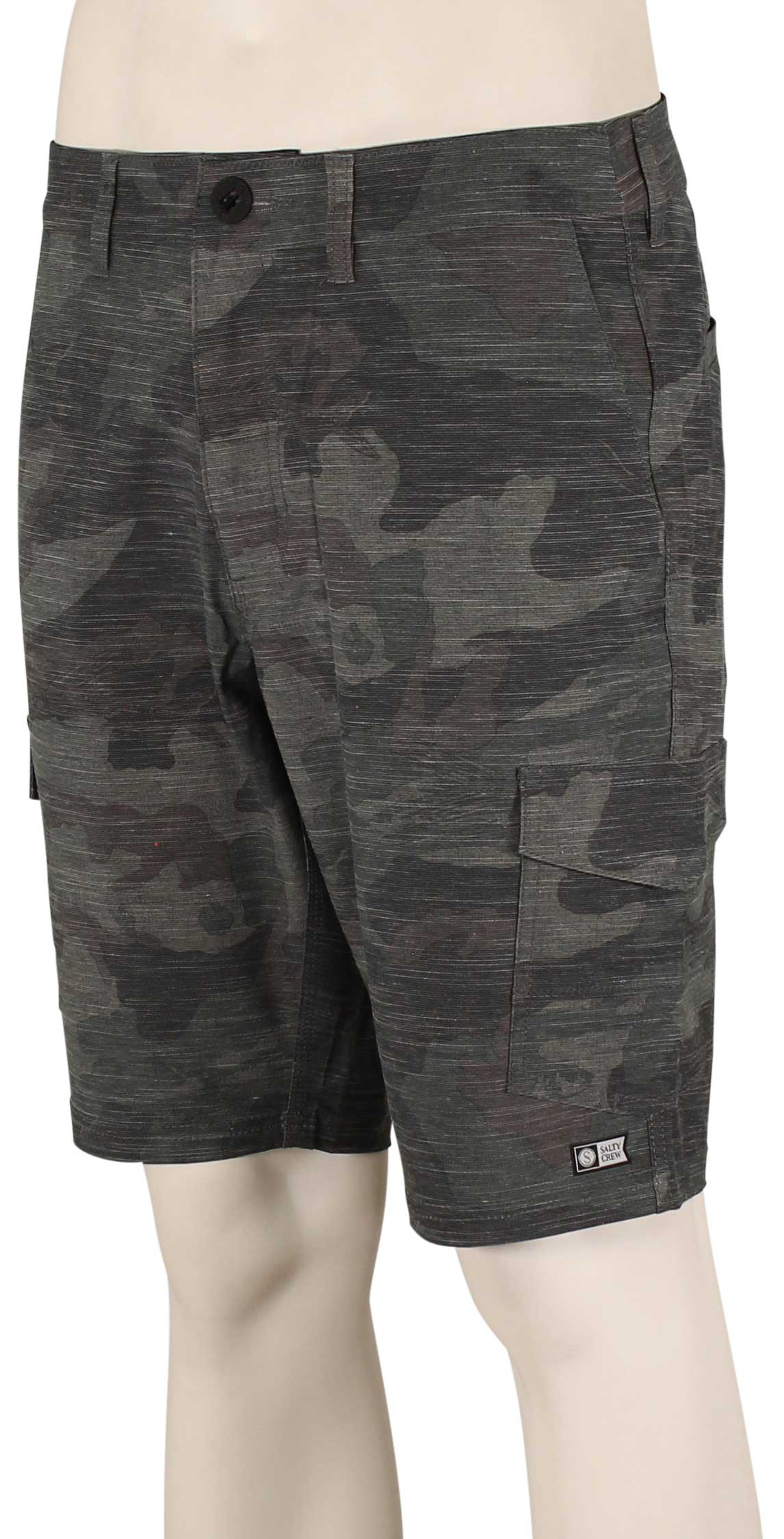 Salty Crew Drifter Cargo Hybrid Walk Shorts - Camo