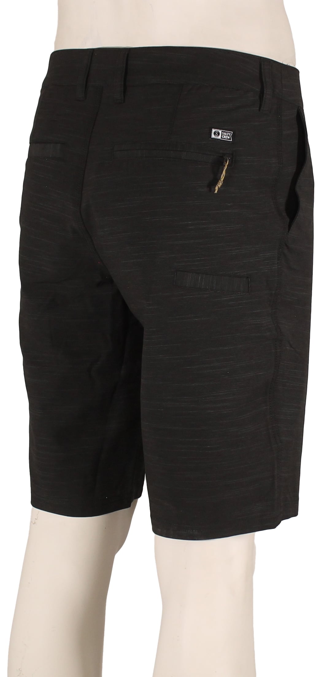 Salty Crew Drifter 21" Hybrid Walk Shorts - Charcoal – back view