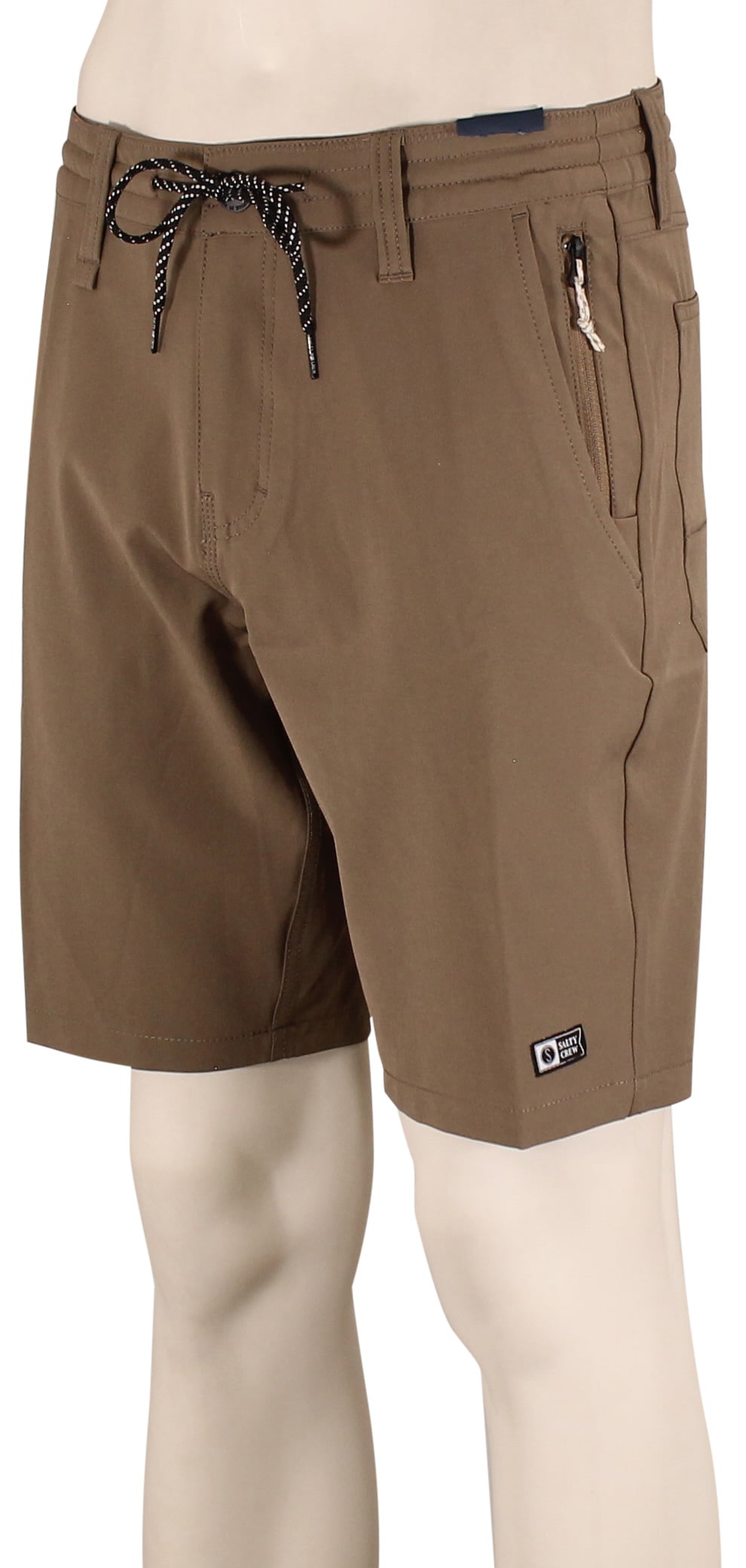 Salty Crew Midway 19" Utility Hybrid Shorts - Earth