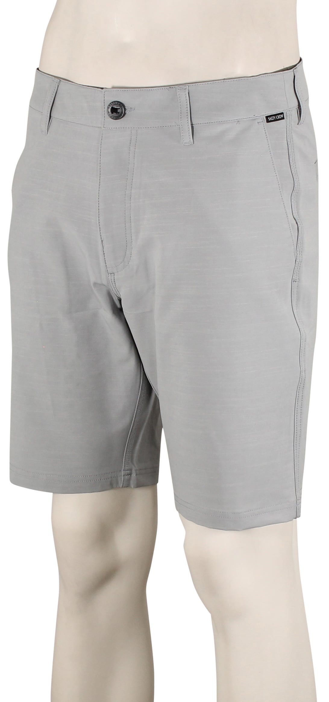 Salty Crew Drifter Slub 19" Hybrid Walk Shorts - Quarry