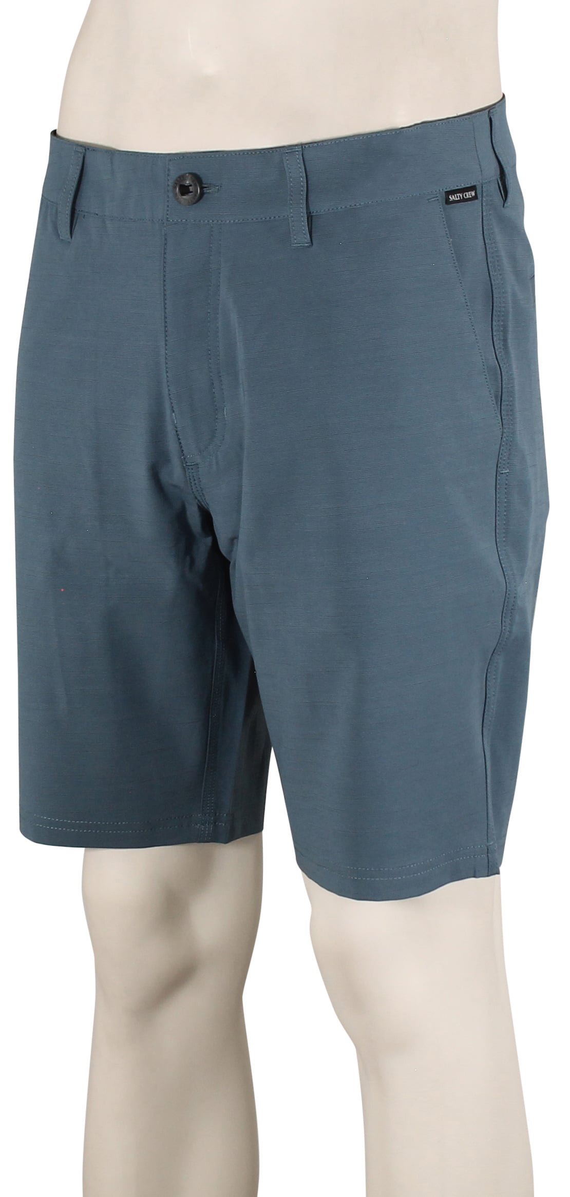 Salty Crew Drifter Slub 19" Hybrid Walk Shorts - Channel Blue