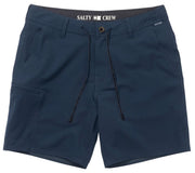 Salty Crew Transom Tech 18" Hybrid Walk Shorts - Navy