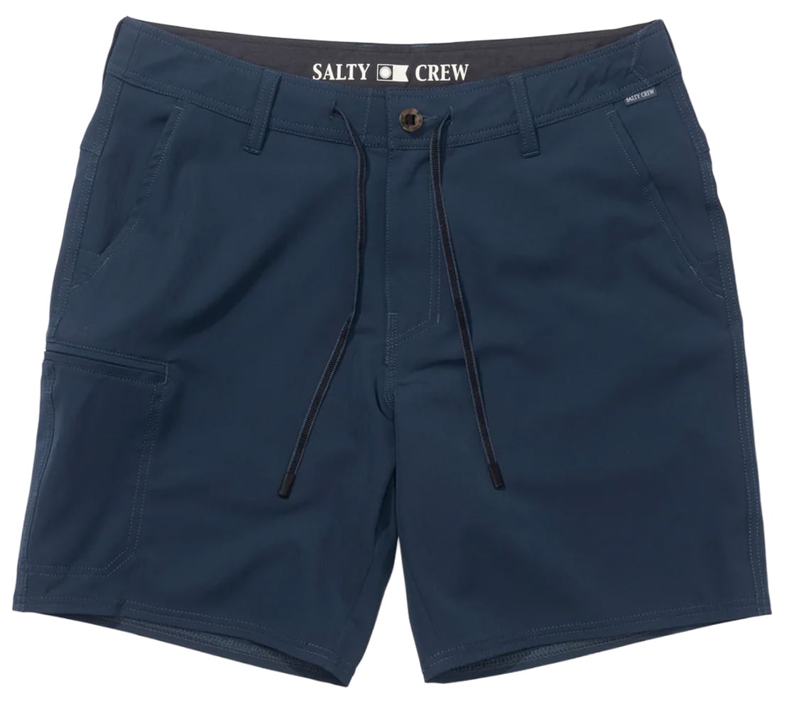 Salty Crew Transom Tech 18" Hybrid Walk Shorts - Navy