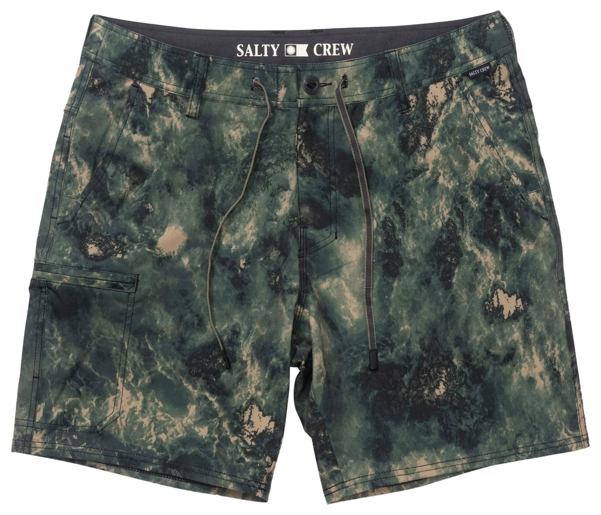 Salty Crew Transom Tech 18" Hybrid Walk Shorts - Camo