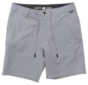 Salty Crew Transom Tech 19" Men's Hybrid Walk Shorts - Quarry