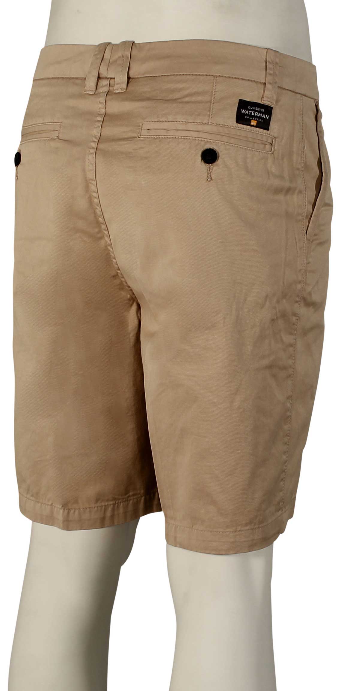 Quiksilver Waterman Down Under Walk Shorts - Khaki – back view