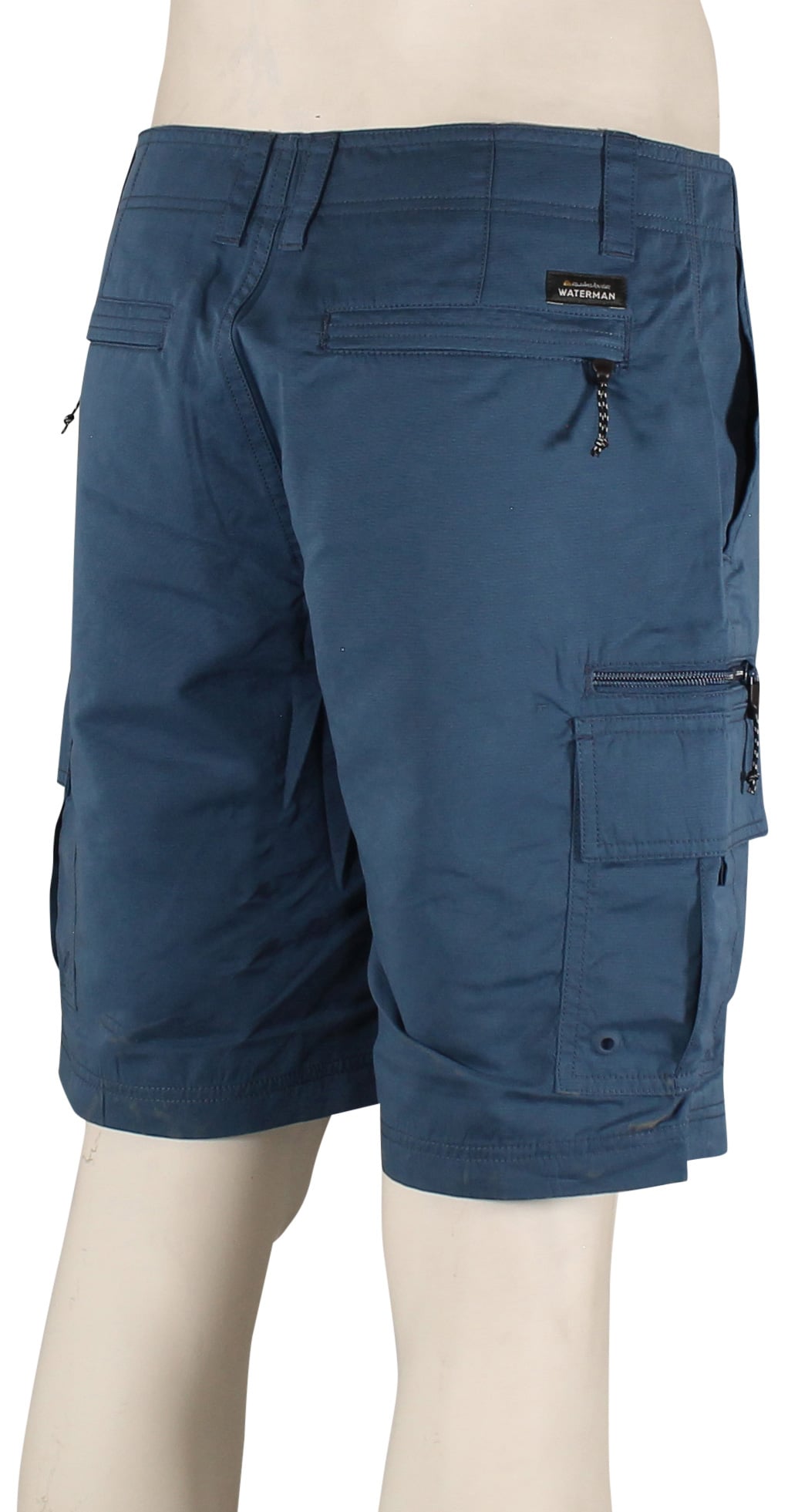 Quiksilver Waterman Maldive Atoll Cargo Shorts - Ensign Blue – back view