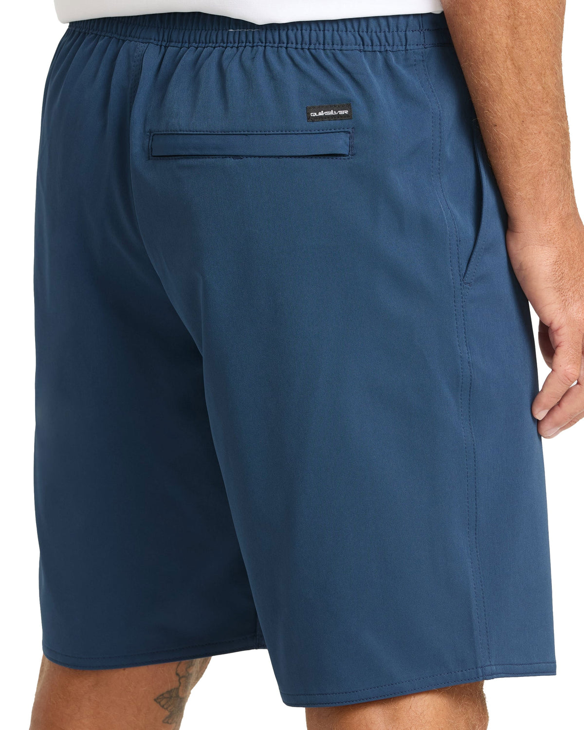 Quiksilver Waterman Strands 19" Amphibian Hybrid Shorts - Surfsilk, Dark Denim – alternate view 1
