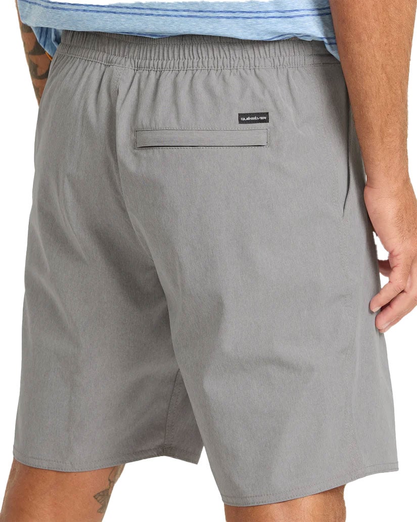 Quiksilver Waterman Strands 19" Amphibian Hybrid Shorts - Surfsilk, Frost Grey – alternate view 1