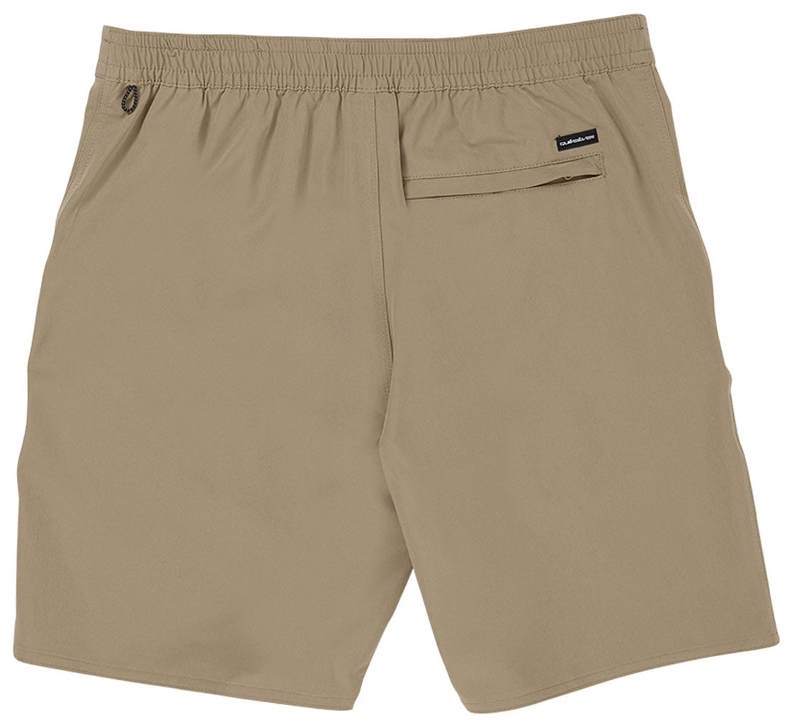 Quiksilver Waterman Strands 19" Amphibian Hybrid Shorts - Surfsilk, Coriander – back view