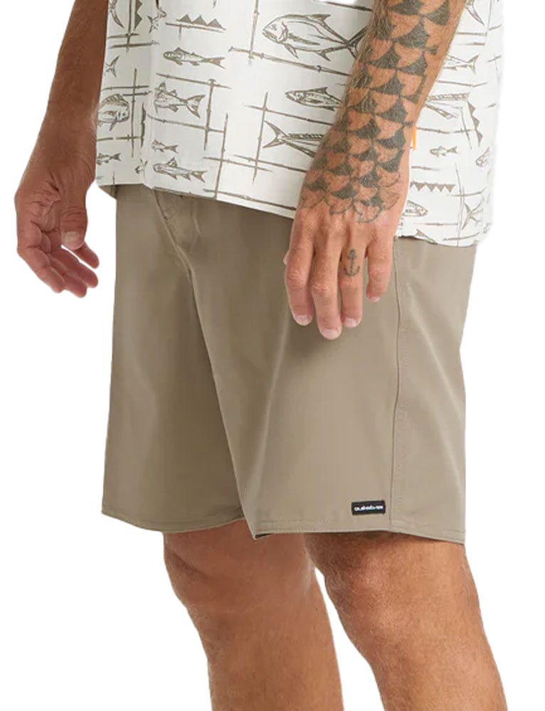 Quiksilver Waterman Strands 19" Amphibian Hybrid Shorts - Surfsilk, Coriander – alternate view 1