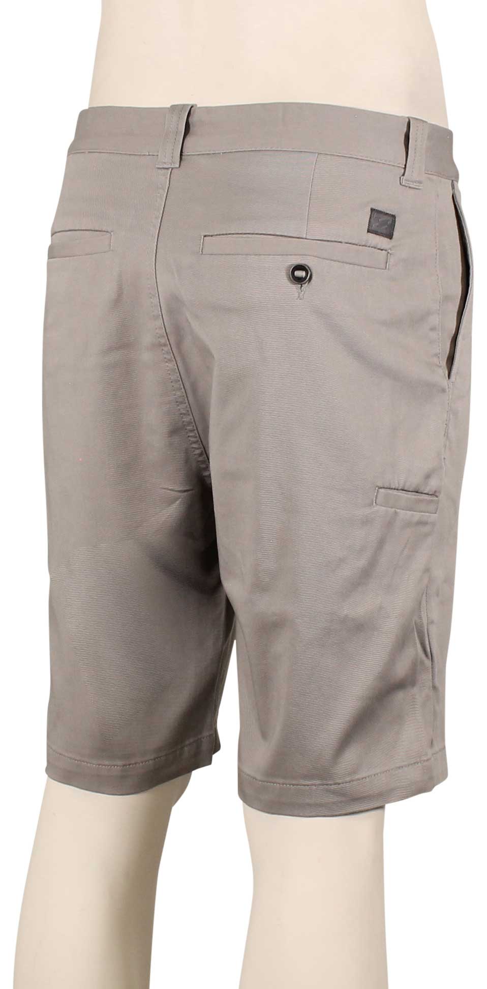 Billabong Carter Stretch Walk Shorts - Grey Heather – back view