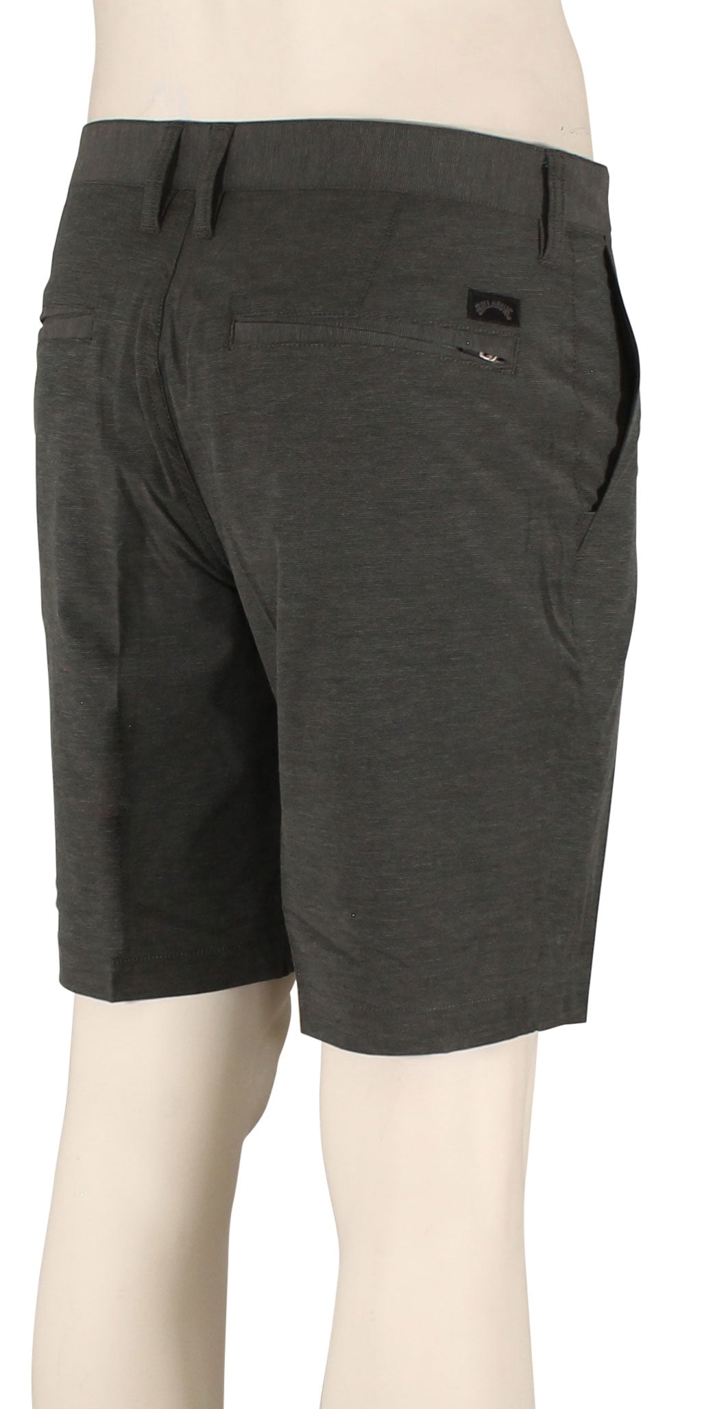 Billabong Crossfire Mid Hybrid Shorts - Asphalt – back view