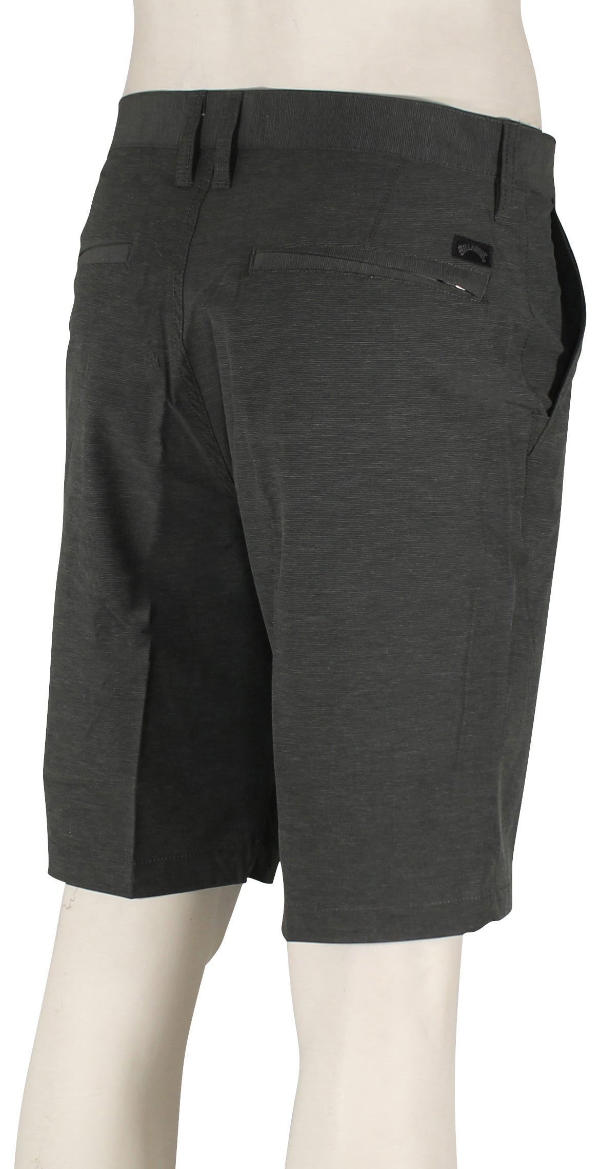 Billabong Crossfire 21" Hybrid Shorts - Asphalt – back view