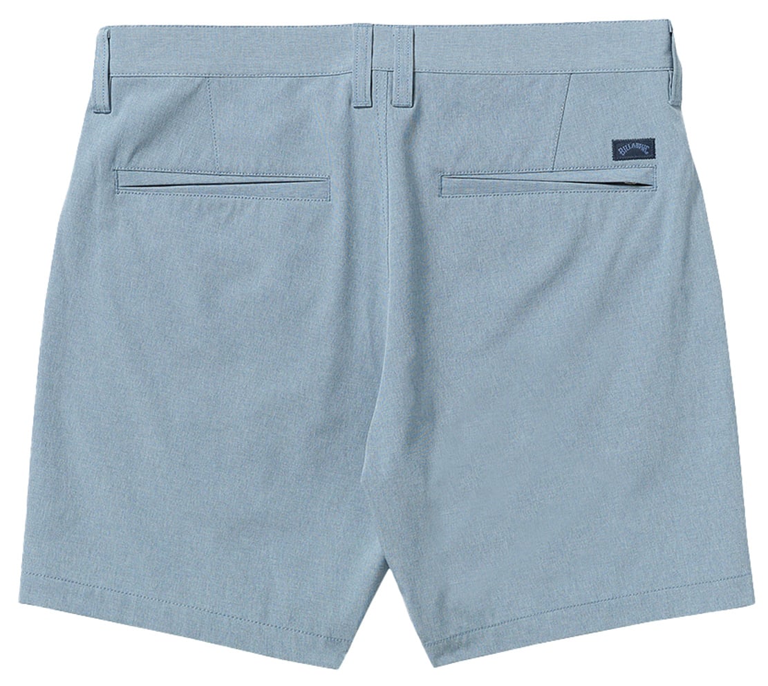 Billabong Crossfire 17" Hybrid Shorts - Blue Slub – back view