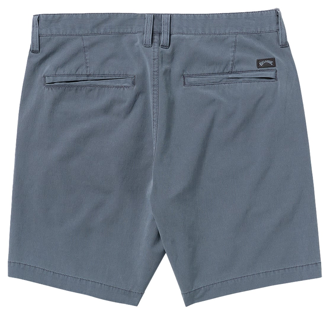 Billabong Crossfire Wave Washed 18" Hybrid Shorts - Medium Blue – back view