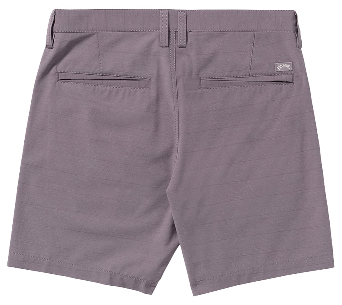 Billabong Crossfire 17" Hybrid Shorts - Paisley Purple – back view