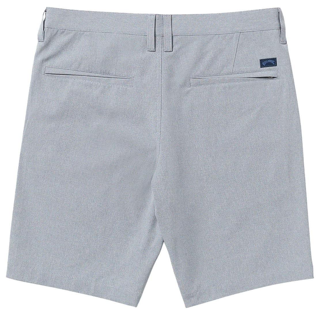 Billabong Crossfire 19" Hybrid Shorts - Slub Blue – back view