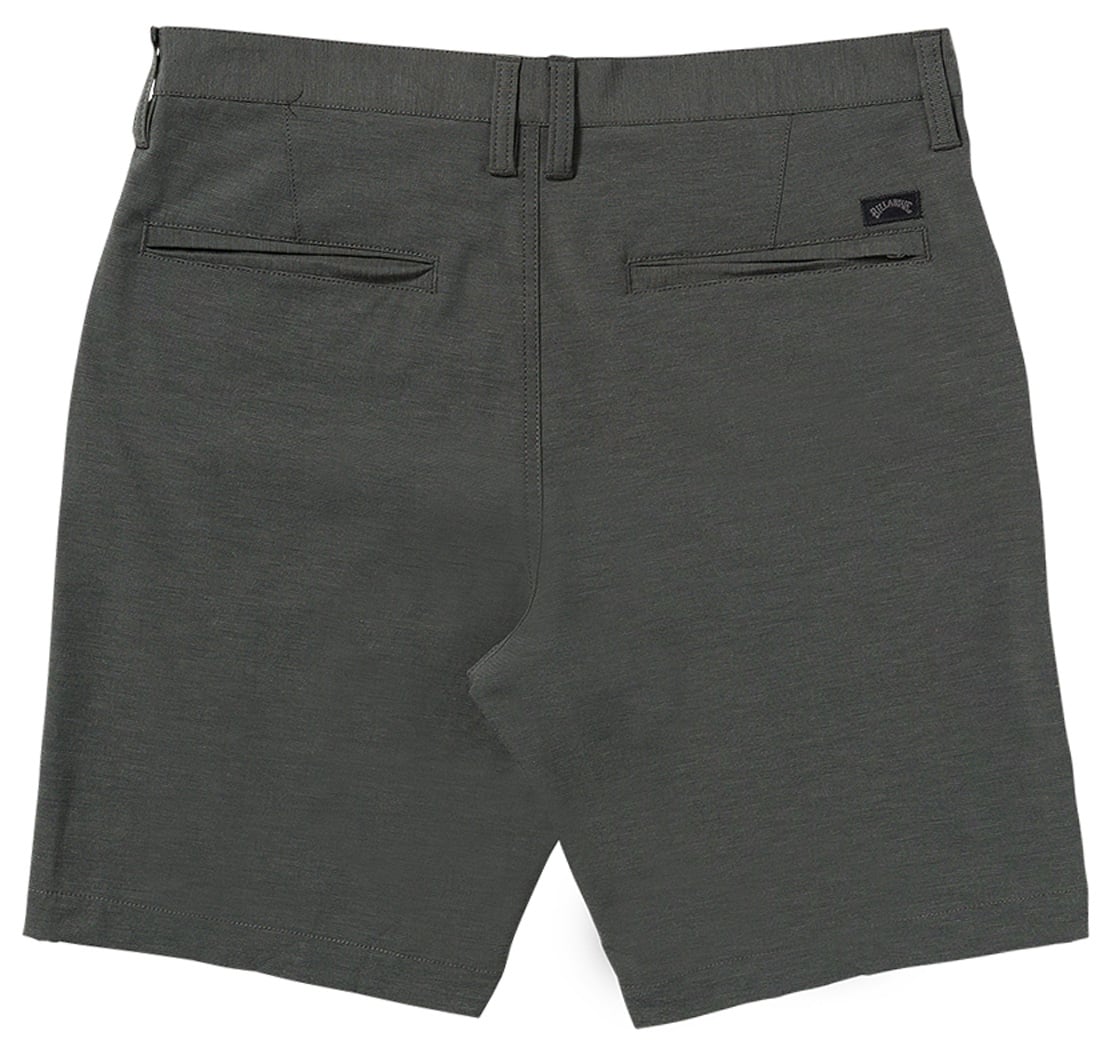 Billabong Crossfire Submersible 19" Men's Hybrid Shorts - Asphalt – back view