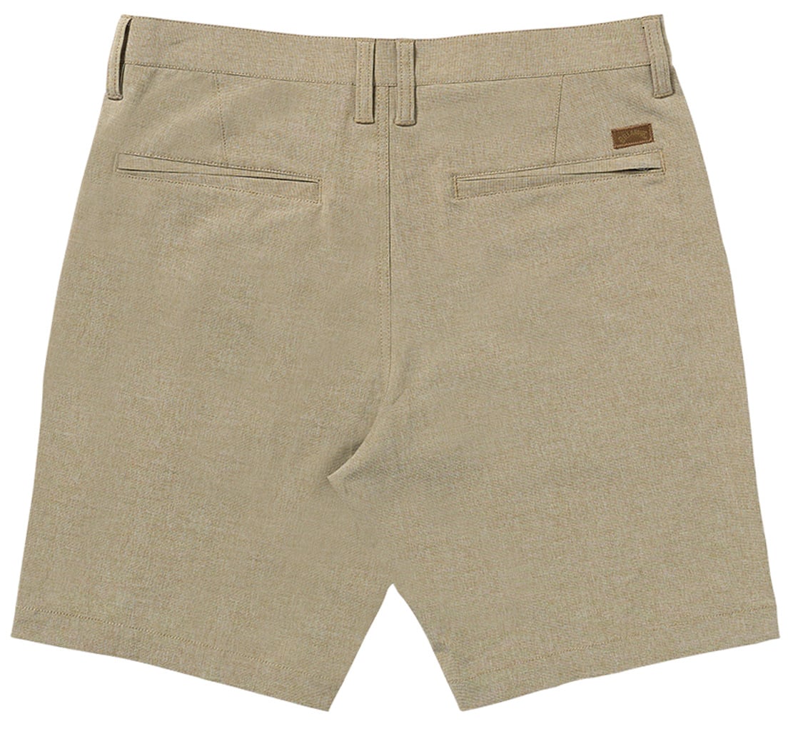 Billabong Crossfire Submersible 19" Men's Hybrid Shorts - Khaki – back view