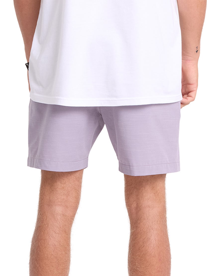 Billabong Crossfire Submersible 17" Men's Hybrid Shorts - Purple Ash – back view