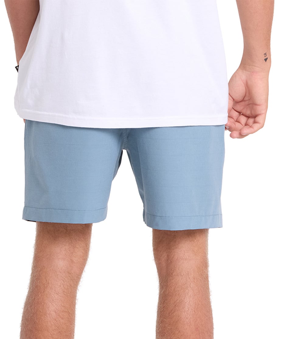 Billabong Crossfire Submersible 17" Men's Hybrid Shorts - Blue Fog – back view