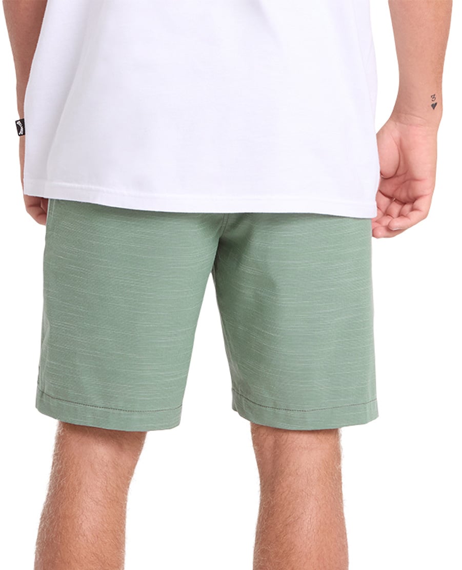 Billabong Crossfire Submersible 19" Men's Hybrid Shorts - Laurel Wreath – back view