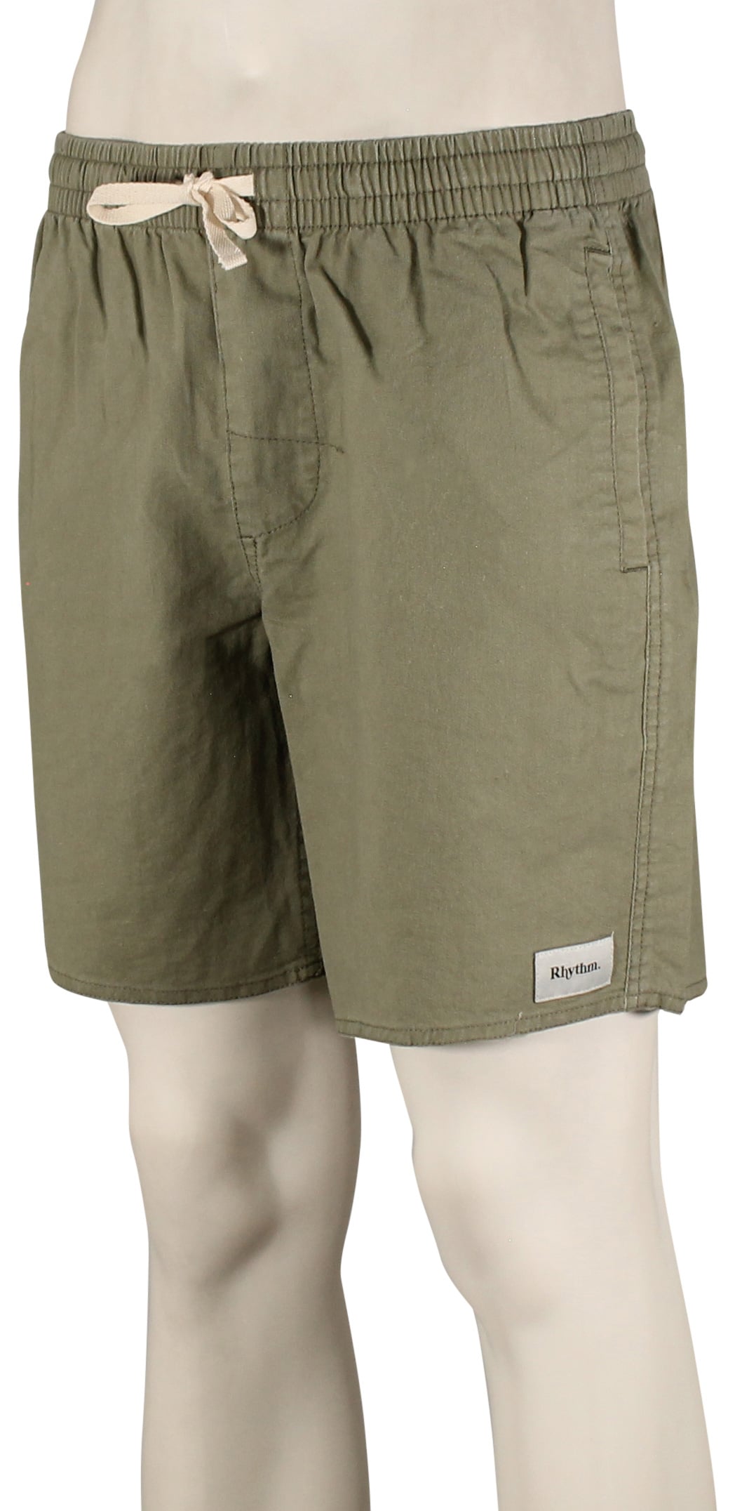 Rhythm Classic Linen Jam 17" Shorts - Olive