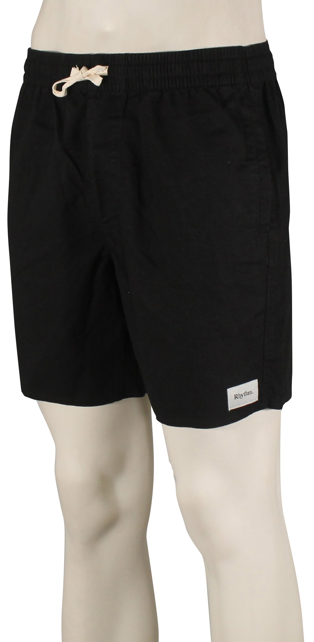 Rhythm Classic Linen Jam 17" Shorts - Black