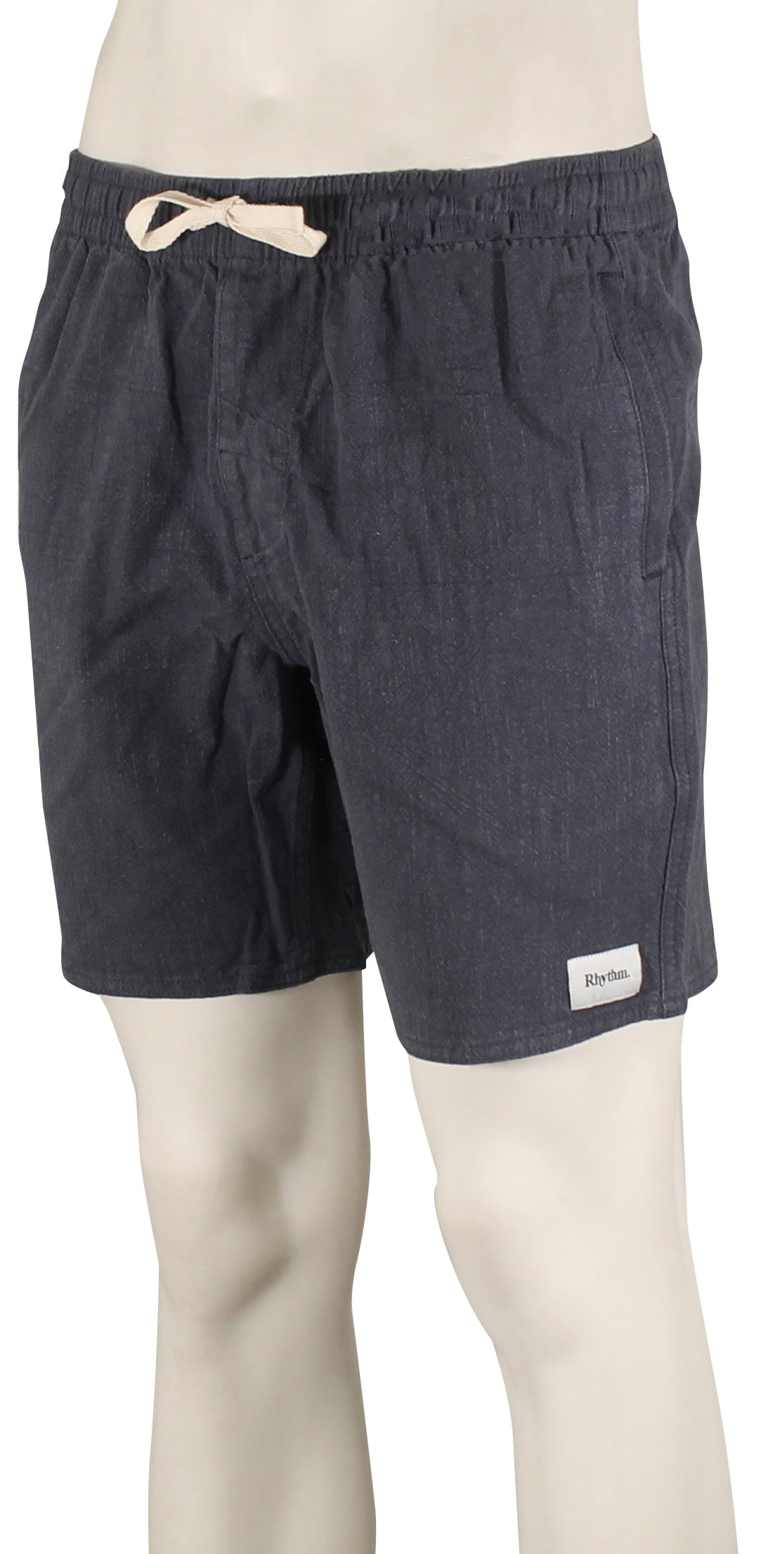 Rhythm Textured Linen Jam 17" Shorts - Navy
