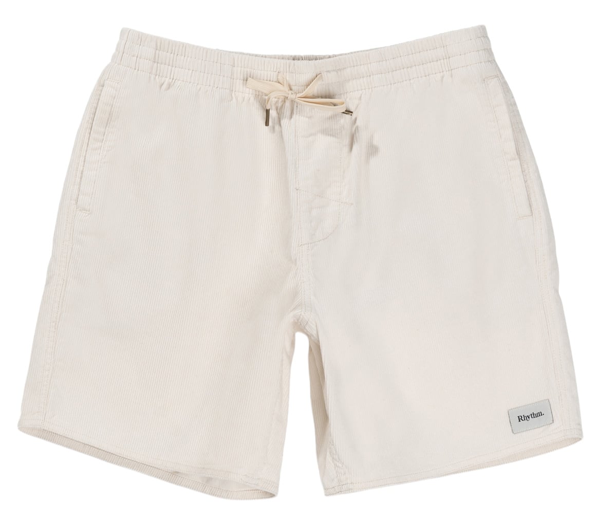 Rhythm Classic Cord Jam Shorts - White