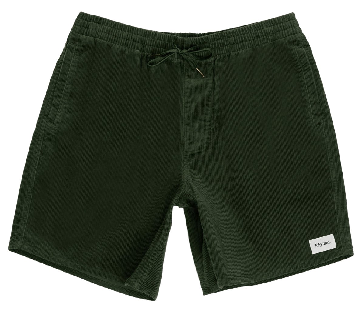 Rhythm Classic Cord Jam Shorts - Olive