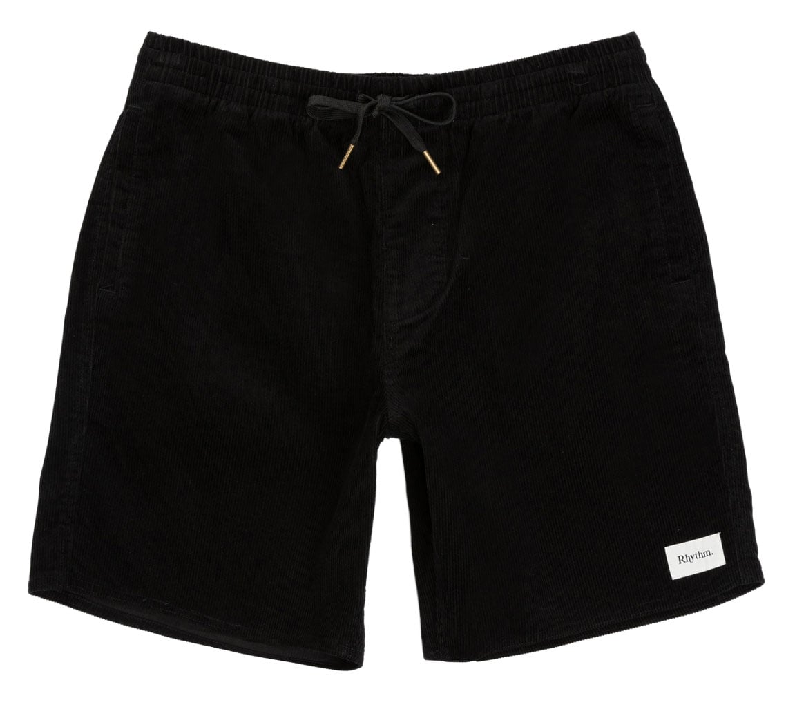 Rhythm Classic Cord Jam Men's Shorts - Black