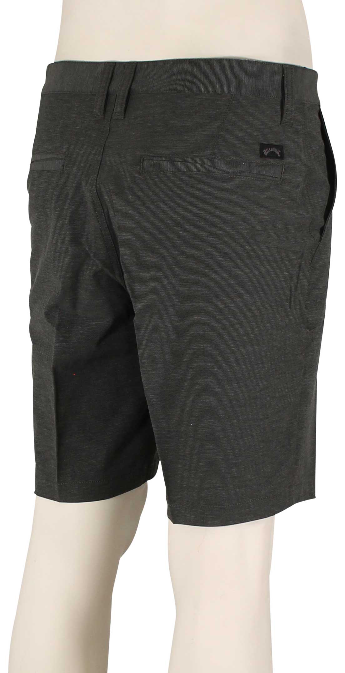 Billabong Crossfire Mid Hybrid Shorts - Classic Asphalt – back view