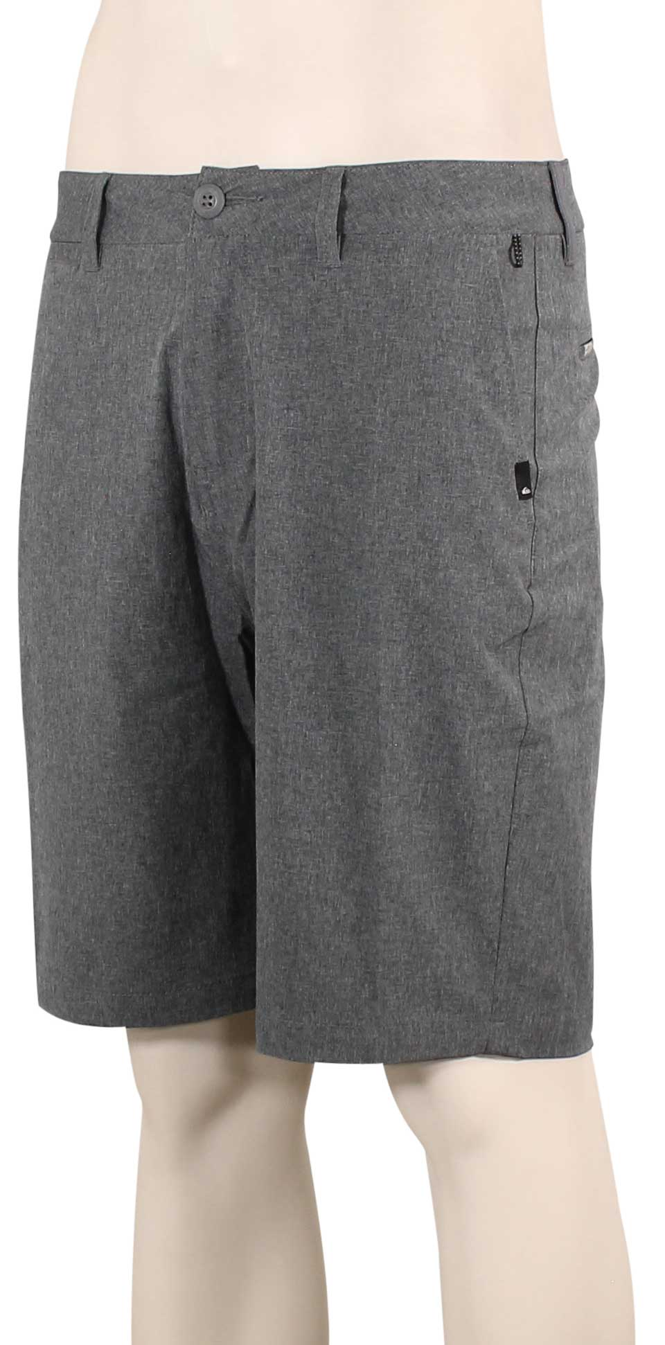 Quiksilver Union Heather 20" Amphibian Shorts - Classic Black