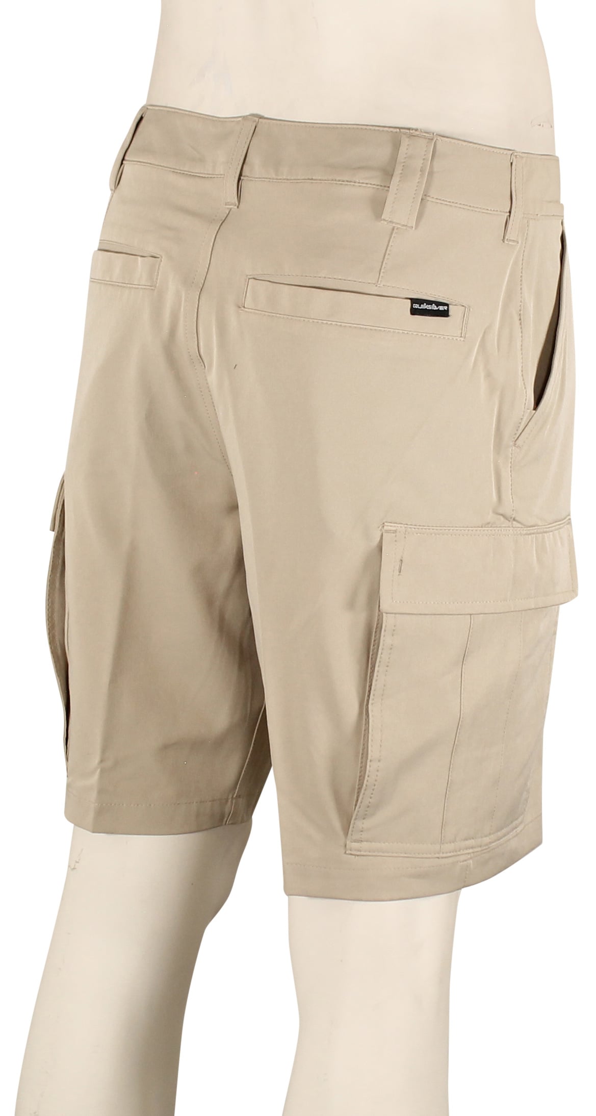 Quiksilver Union Cargo 20" Amphibian Shorts - Taupe – back view